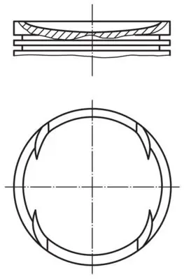 030 89 00 MAHLE ORIGINAL Поршень