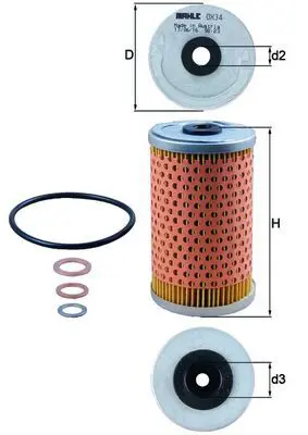  MAHLE ORIGINAL 