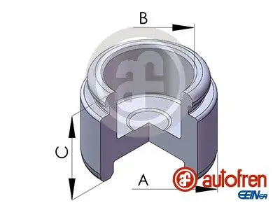 D02538 Поршень суппорта MERCEDES