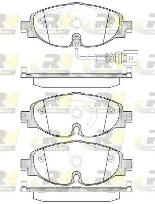21515.01 Колодки торм.дисковые Audi A3 