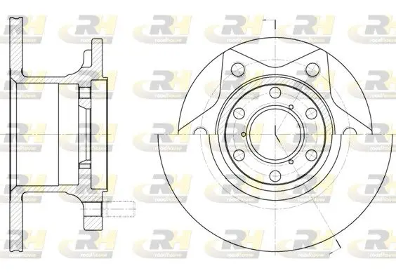 ROADHOUSE 624200 Тормозной диск