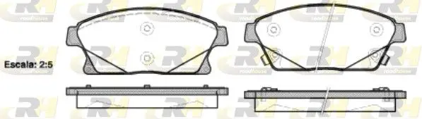 21431.02 Колодки тром диск. Chevrolet
