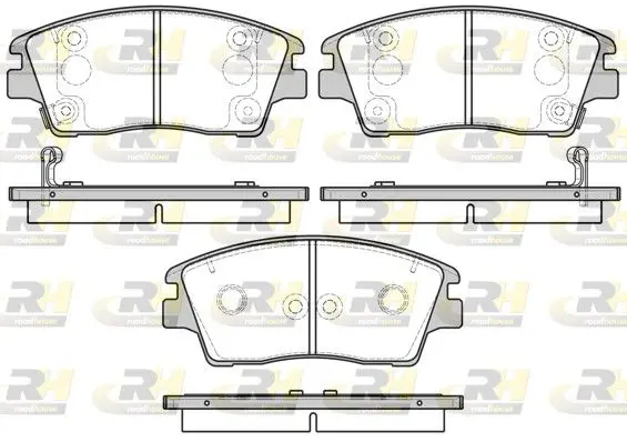 ROADHOUSE 2167602 Колодки торм.дисковые Tucson