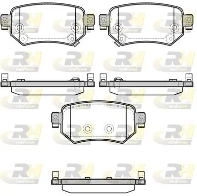 21682.02 Колодки торм.задн. MAZDA 6