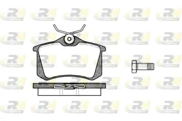 2263.10 Колодки торм.диск. Megane II 