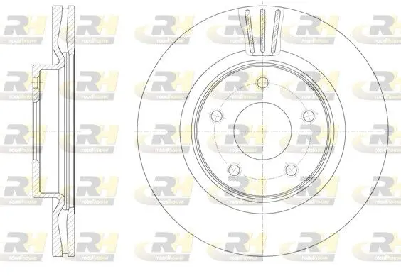 ROADHOUSE 6153310 Тормозной диск