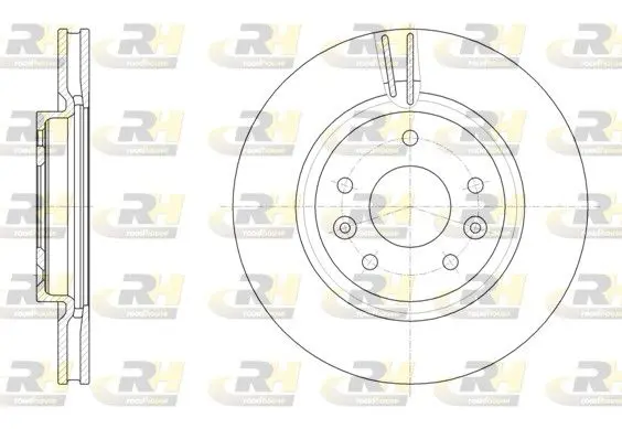 ROADHOUSE 6158110 Тормозной диск
