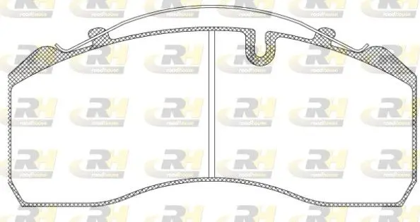 ROADHOUSE JSX281400 Комплект тормозных колодок,