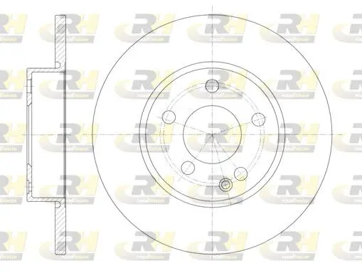 ROADHOUSE 667400 Тормозной диск