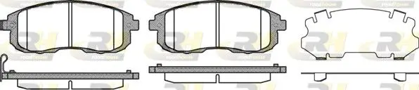 2293.11 Колодки торм. диск. SX4 1.5i 