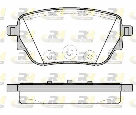 ROADHOUSE 2183800 Brake Pad Set, disc brake