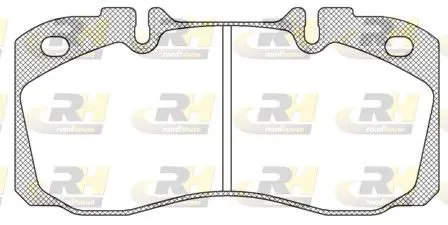 ROADHOUSE JSX264000 Комплект тормозных колодок,