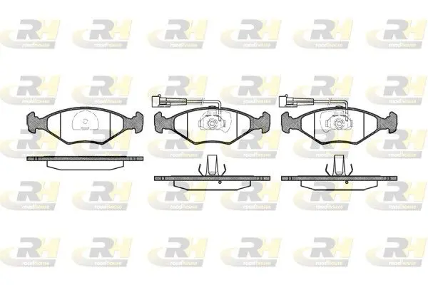 228132 Колодки торм. диск. Fiat Palio