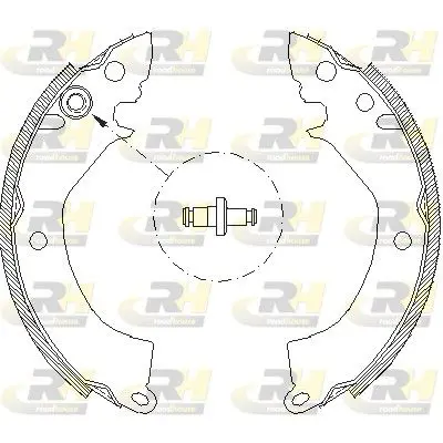 ROADHOUSE 415700 Тормозные колодки