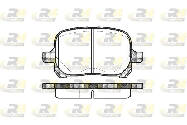 262100 Колодки торм.дисковые Camry