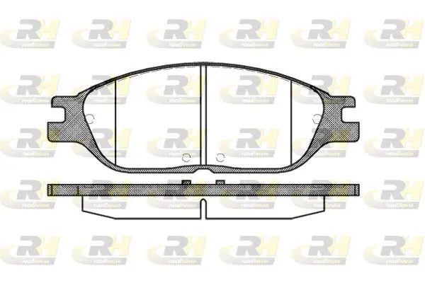 ROADHOUSE 273800 Колодки торм.диск. WINDSTAR