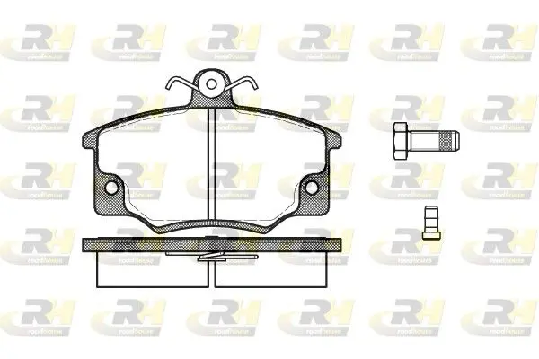 ROADHOUSE 214604 Комплект тормозных колодок,