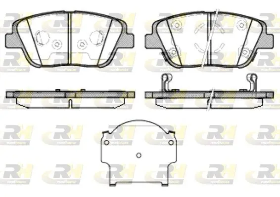 2142302 Колодки торм.диск.Hyundai