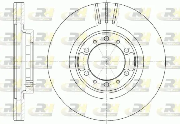 ROADHOUSE 646210 Диск тормозной Montero Pajero