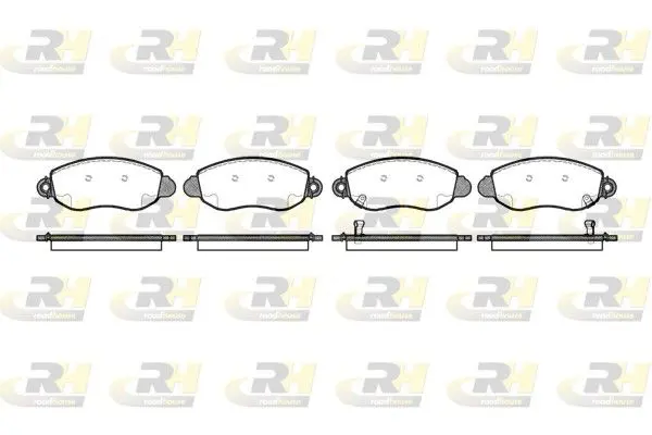 ROADHOUSE 277202 Комплект тормозных колодок,