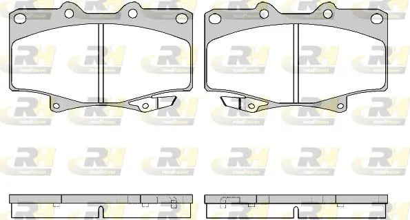 ROADHOUSE 242904 Колодки торм.дисковые
