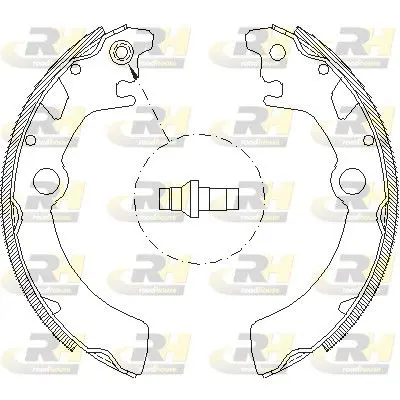 4116.00 Колодки тром. бараб. Wagon R+