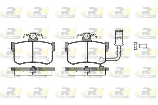 Roadhouse 225101 Комплект тормозных колодок,