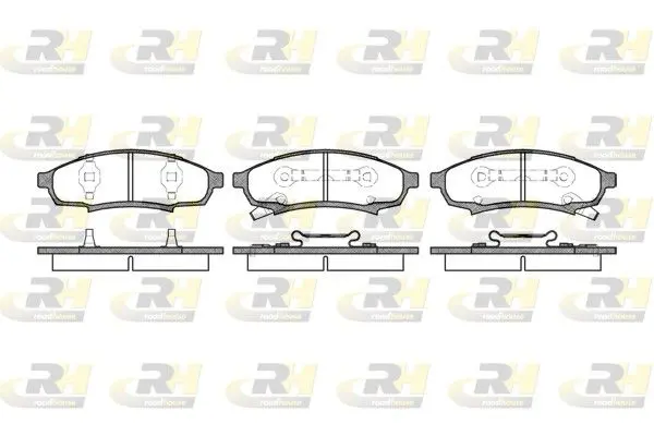 Roadhouse 253102 Комплект тормозных колодок,