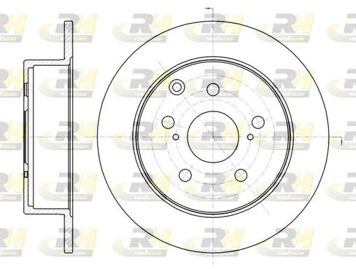 ROADHOUSE 6132400 Тормозной диск
