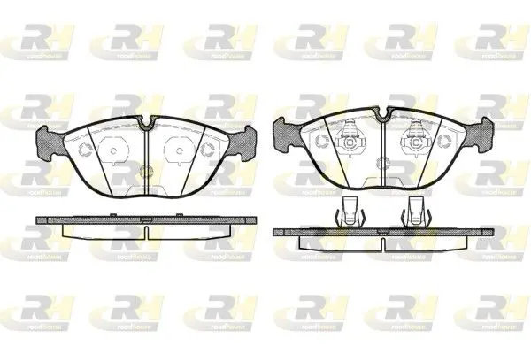 2597.00 ROADHOUSE Колодки торм.дисковые (E38) 