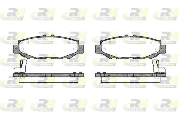 ROADHOUSE 242404 Колодки торм.дисковые