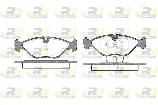 ROADHOUSE 231900 Колодки торм.дисковые