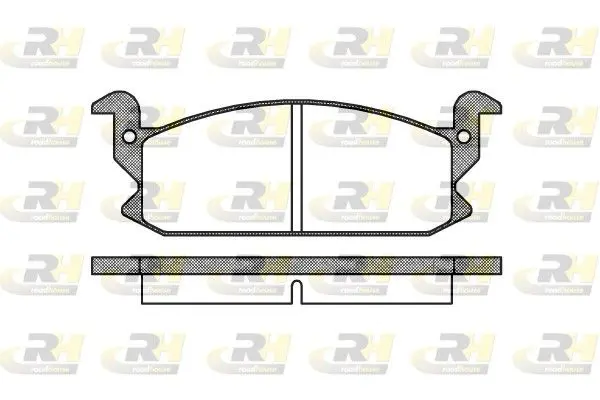 ROADHOUSE 217700 Комплект тормозных колодок,