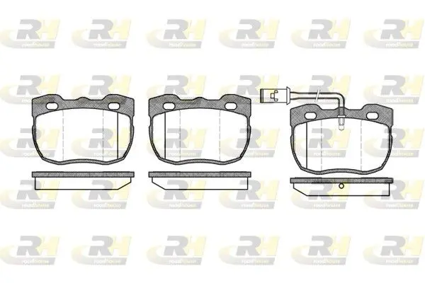 ROADHOUSE 226711 Комплект тормозных колодок,