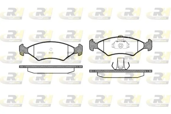 ROADHOUSE 211910 Комплект тормозных колодок,