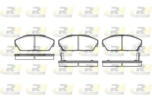 ROADHOUSE 232302 Комплект тормозных колодок,