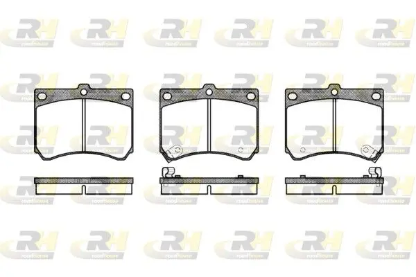 ROADHOUSE 233302 Комплект тормозных колодок,