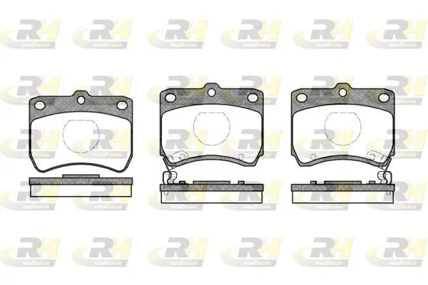 ROADHOUSE 227102 Комплект тормозных колодок,