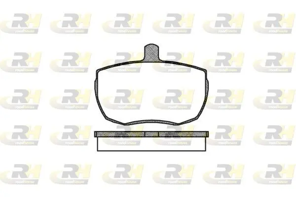 ROADHOUSE 205600 Комплект тормозных колодок,