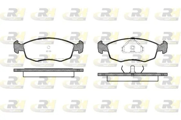 ROADHOUSE 217200 Колодки торм.дисковые