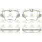 2162508 Колодки торм.дисковые BMW X1