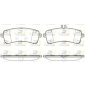 2159400 Колодки торм.дисковые MB w205 