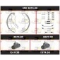 SPK307400 Brake set, drum brakes