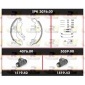 SPK307600 Комплект тормозов, барабанный