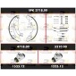 SPK371800 Комплект тормозов, барабанный