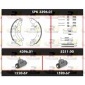 SPK339601 Комплект тормозов, барабанный