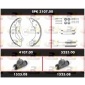SPK310700 Комплект тормозов, барабанный