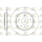 6139400 ROADHOUSE Тормозной диск