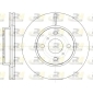 6100510 ROADHOUSE Тормозной диск