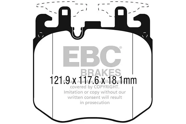 DP42304R Комплект тормозных колодок,